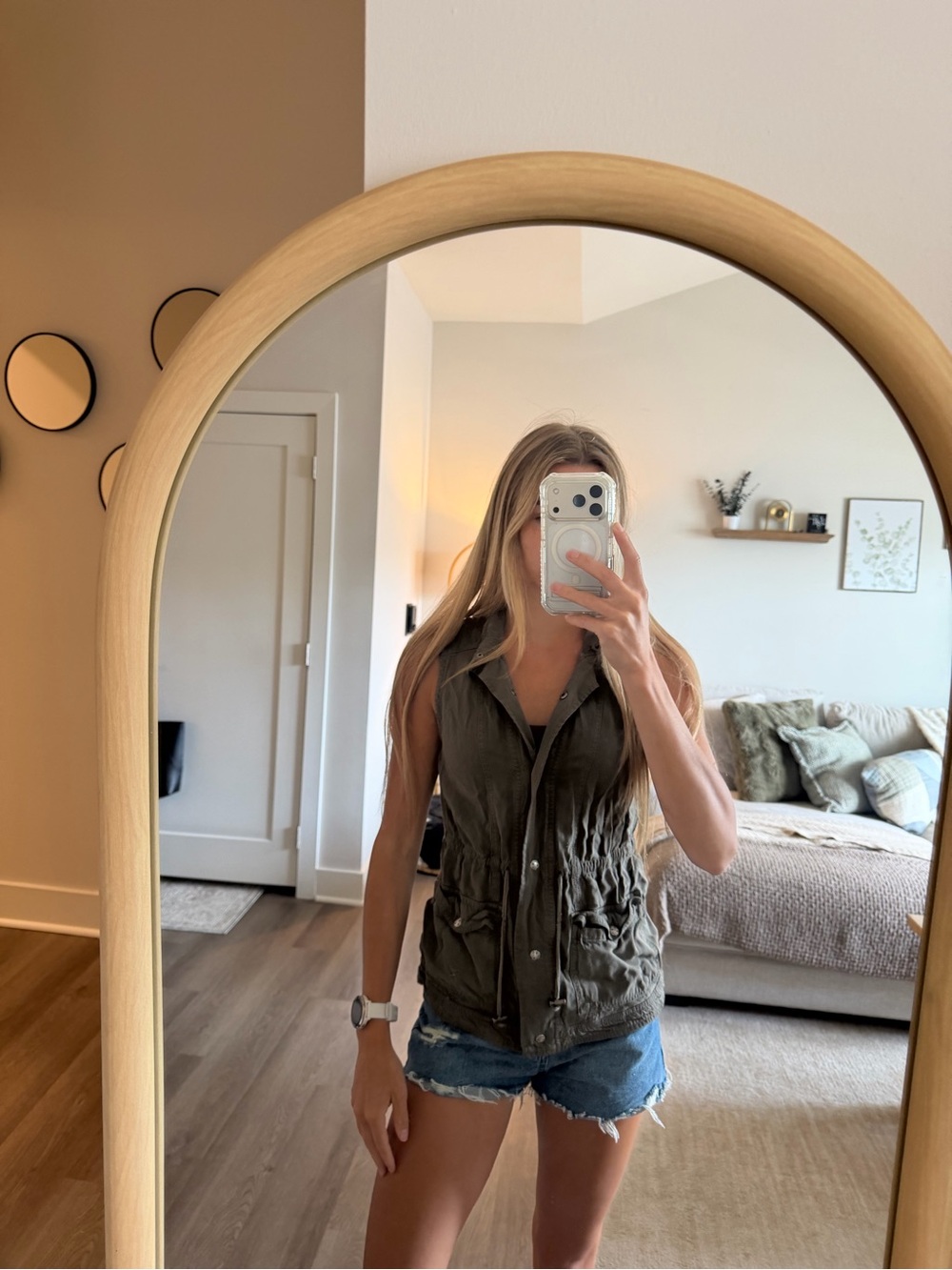 Maurices Gray Casual Tank Top